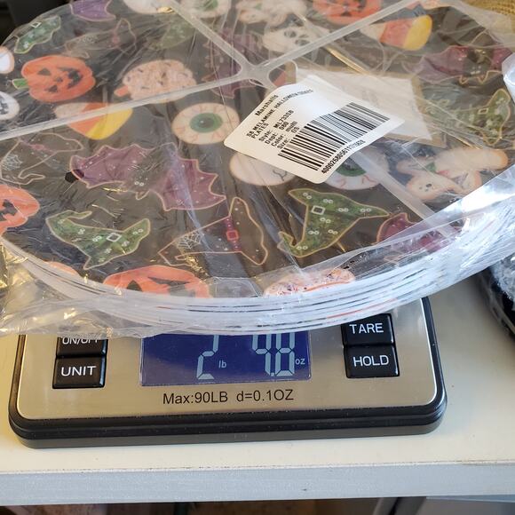 Cupcakes & Cashmere Set of 8 Melamine Halloween Plates Black 10.25 in New - Picture 15 of 15